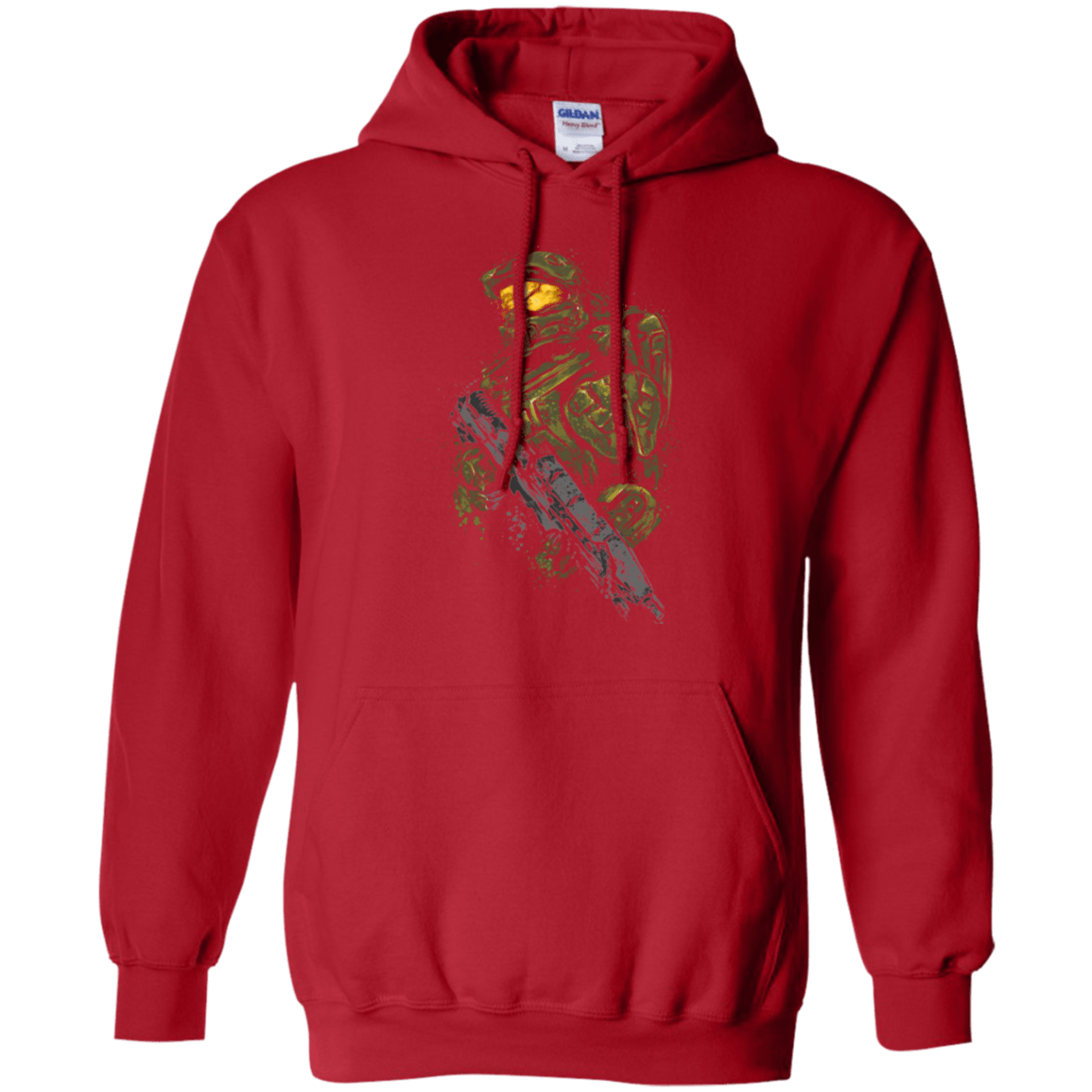 Sweatshirts Red / Small MASTER CHIEF Pullover Hoodie