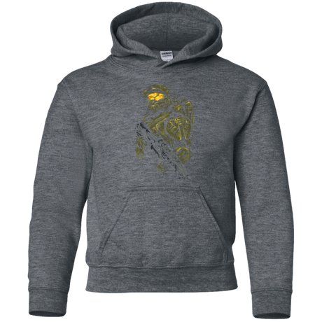 Sweatshirts Dark Heather / YS MASTER CHIEF Youth Hoodie