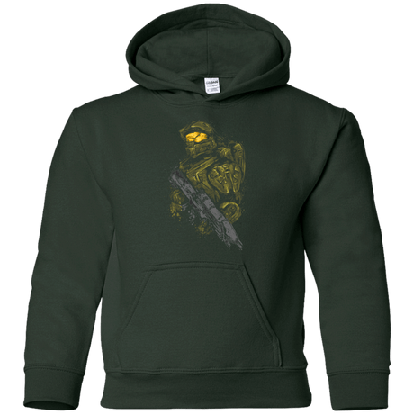 Sweatshirts Forest Green / YS MASTER CHIEF Youth Hoodie