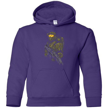 Sweatshirts Purple / YS MASTER CHIEF Youth Hoodie