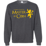 Sweatshirts Dark Heather / Small Master of Coin Crewneck Sweatshirt