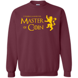 Sweatshirts Maroon / Small Master of Coin Crewneck Sweatshirt
