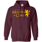 Sweatshirts Maroon / Small Master of Coin Pullover Hoodie