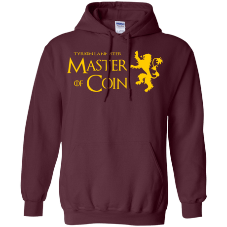 Sweatshirts Maroon / Small Master of Coin Pullover Hoodie