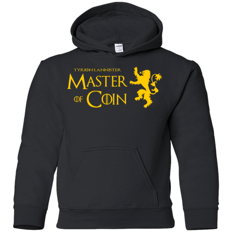 Sweatshirts Black / YS Master of Coin Youth Hoodie