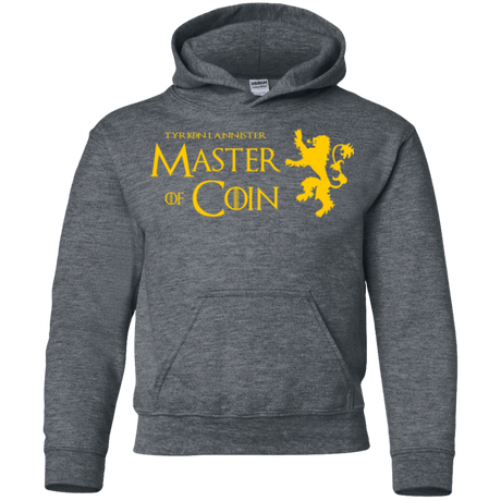Sweatshirts Dark Heather / YS Master of Coin Youth Hoodie