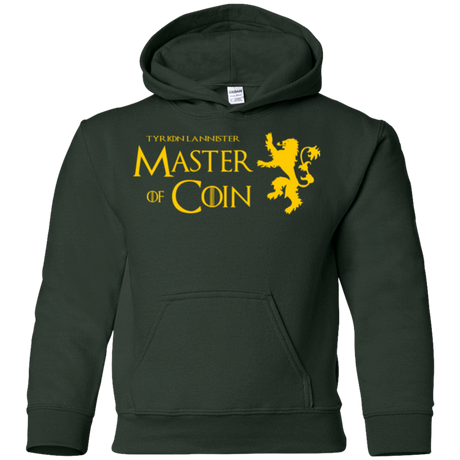 Sweatshirts Forest Green / YS Master of Coin Youth Hoodie