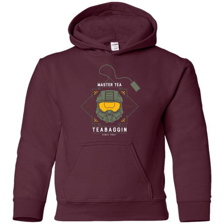 Sweatshirts Maroon / YS Master Tea - The Original Halo Teabagger Youth Hoodie