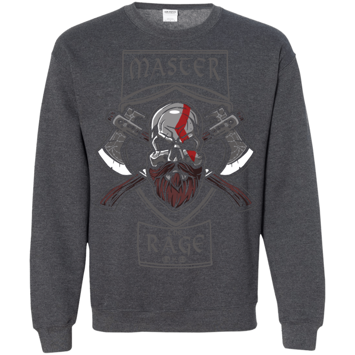 Sweatshirts Dark Heather / S Master The Rage Crewneck Sweatshirt