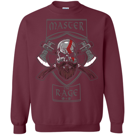 Sweatshirts Maroon / S Master The Rage Crewneck Sweatshirt