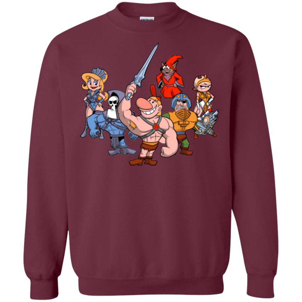 Sweatshirts Maroon / Small Masters of the Grimverse Crewneck Sweatshirt