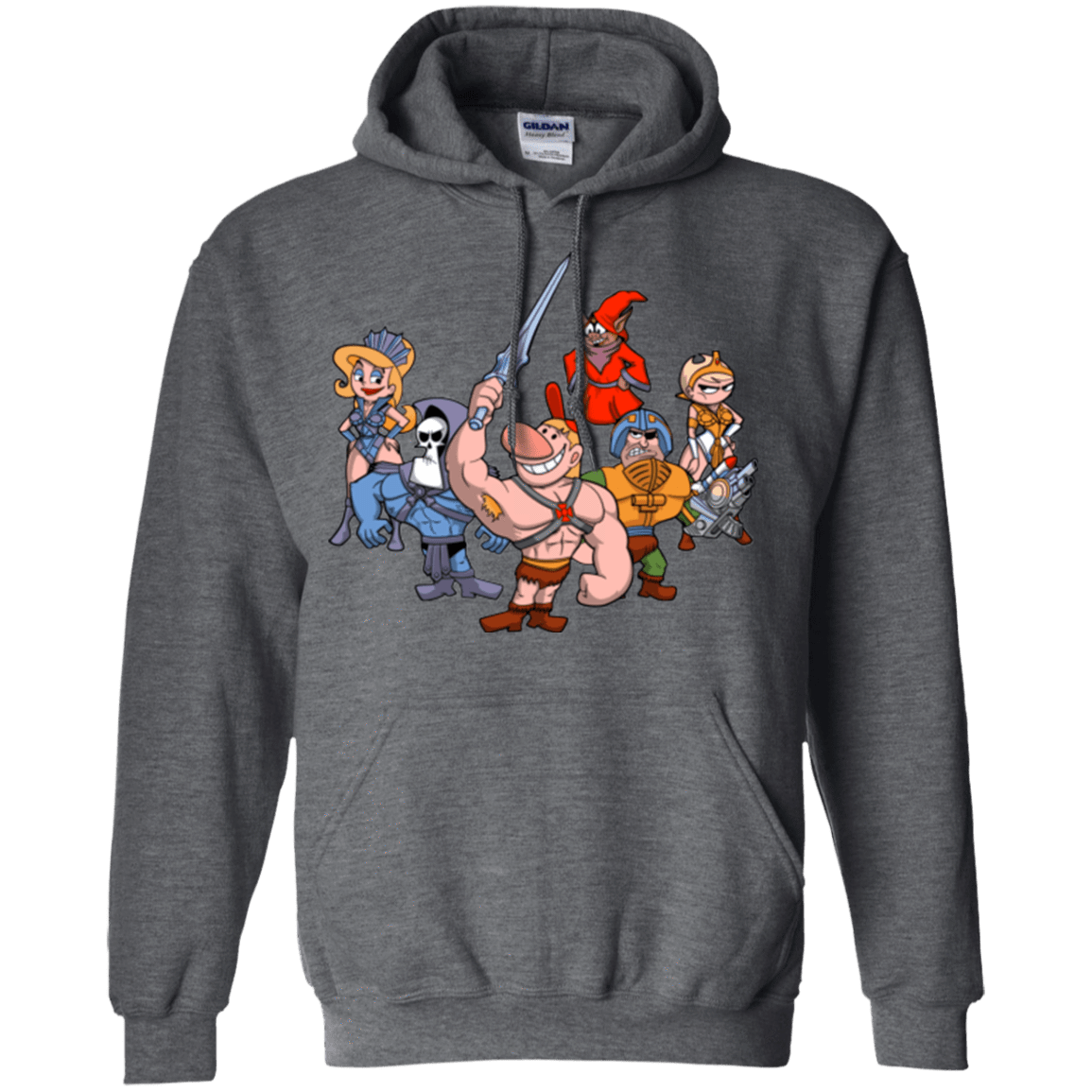 Sweatshirts Dark Heather / Small Masters of the Grimverse Pullover Hoodie