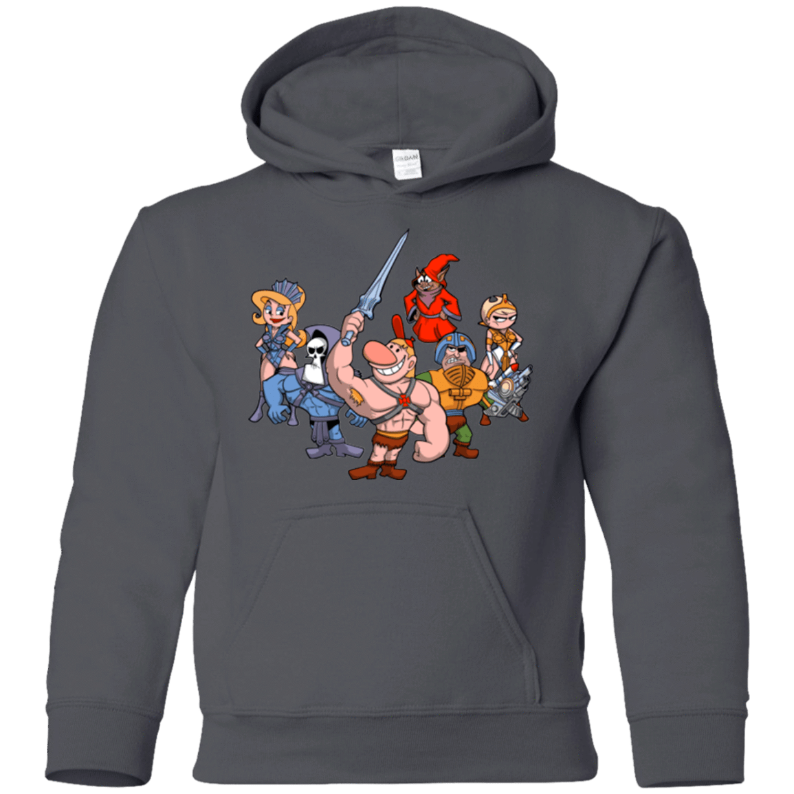Sweatshirts Charcoal / YS Masters of the Grimverse Youth Hoodie