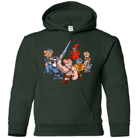 Sweatshirts Forest Green / YS Masters of the Grimverse Youth Hoodie