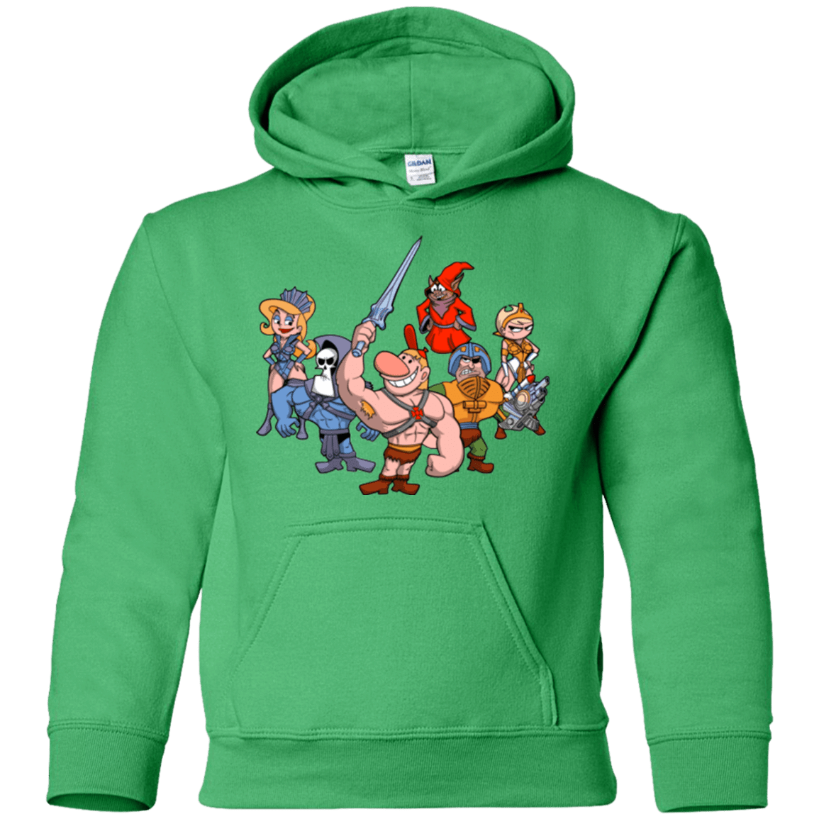 Sweatshirts Irish Green / YS Masters of the Grimverse Youth Hoodie