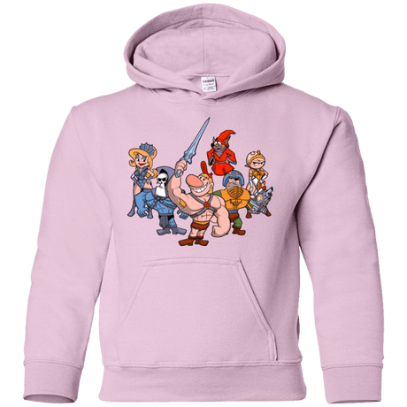 Sweatshirts Light Pink / YS Masters of the Grimverse Youth Hoodie