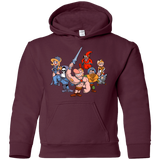 Sweatshirts Maroon / YS Masters of the Grimverse Youth Hoodie