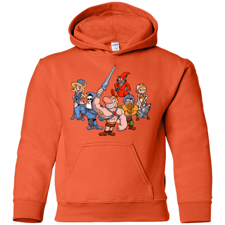 Sweatshirts Orange / YS Masters of the Grimverse Youth Hoodie