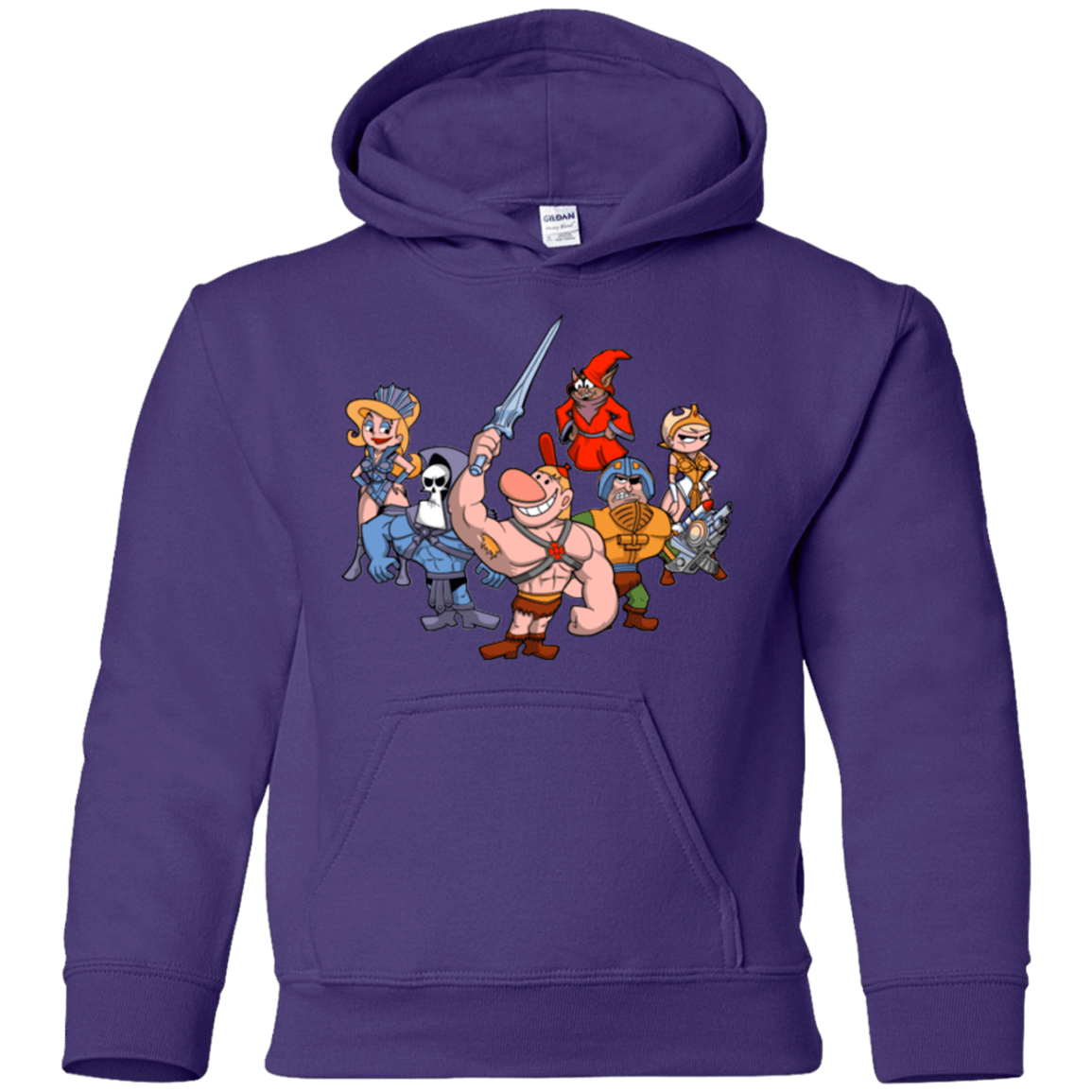 Sweatshirts Purple / YS Masters of the Grimverse Youth Hoodie