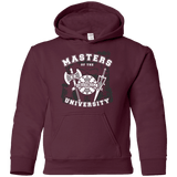 Sweatshirts Maroon / YS Masters of the University Youth Hoodie