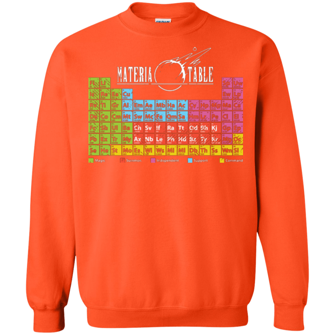 Sweatshirts Orange / Small MATERIA TABLE Crewneck Sweatshirt