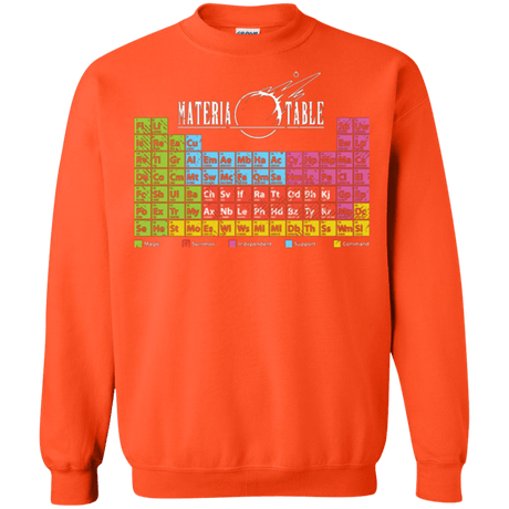 Sweatshirts Orange / Small MATERIA TABLE Crewneck Sweatshirt