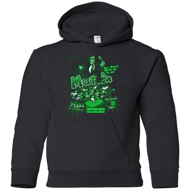 Sweatshirts Black / YS Matrix Cereal Youth Hoodie