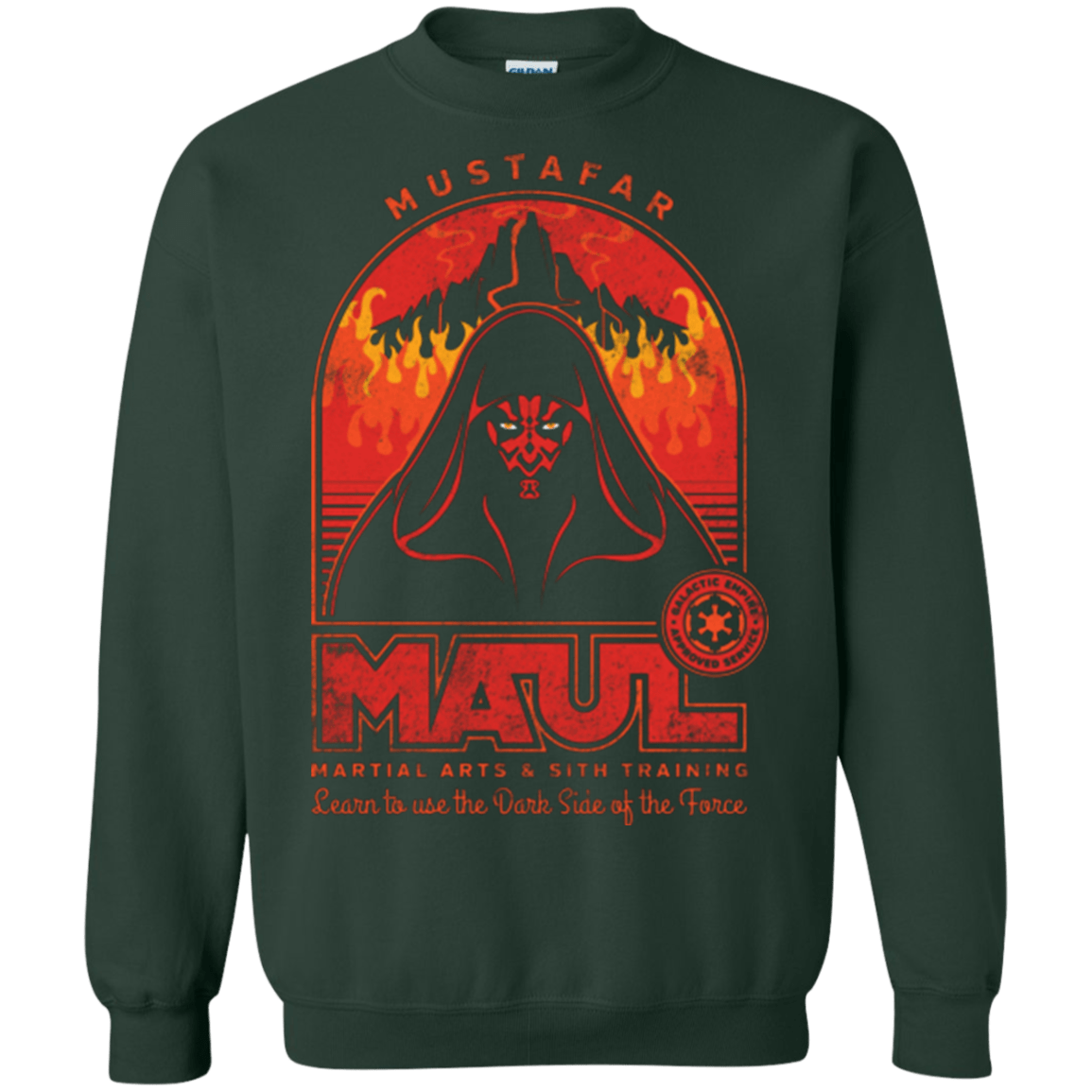 Sweatshirts Forest Green / Small Maul Martial Arts Crewneck Sweatshirt