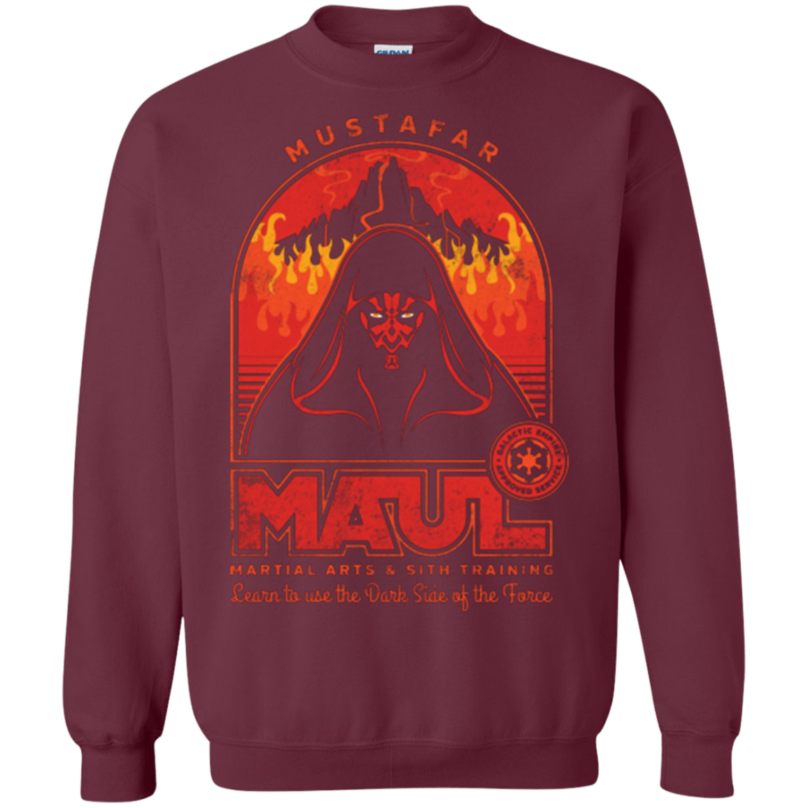 Sweatshirts Maroon / Small Maul Martial Arts Crewneck Sweatshirt