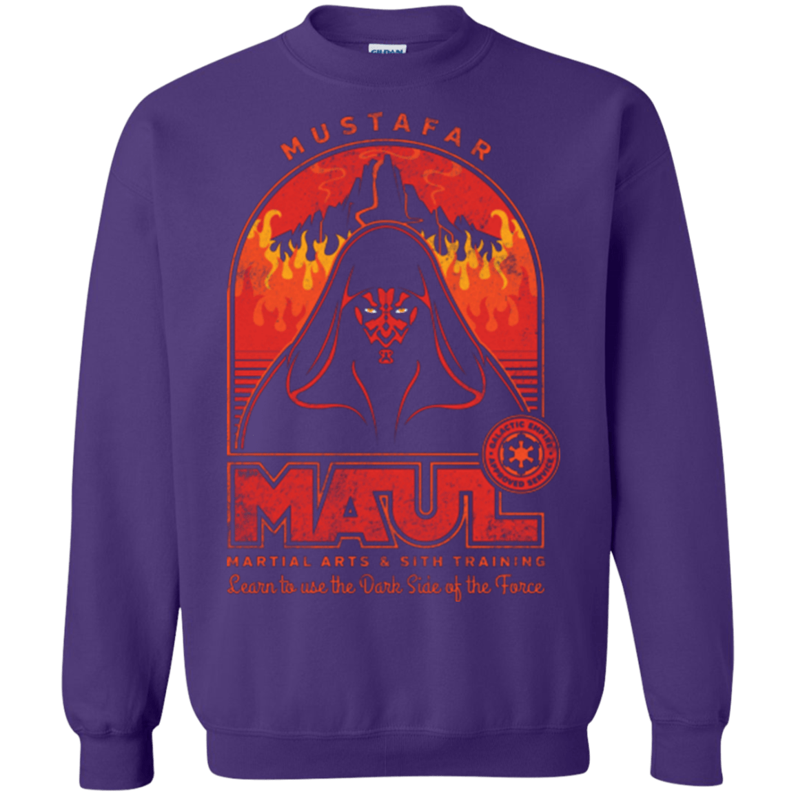 Sweatshirts Purple / Small Maul Martial Arts Crewneck Sweatshirt