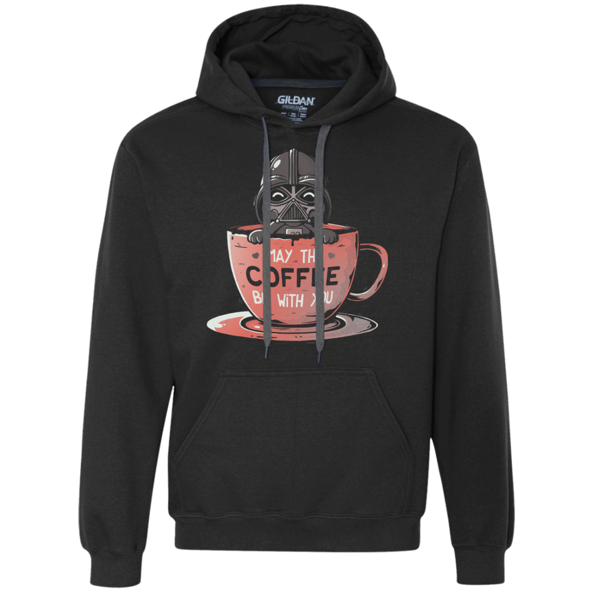 Sweatshirts Black / S May The Coffee Be With You Premium Fleece Hoodie