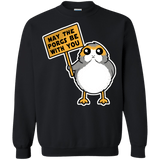 Sweatshirts Black / Small May The Porgs Be With You Crewneck Sweatshirt