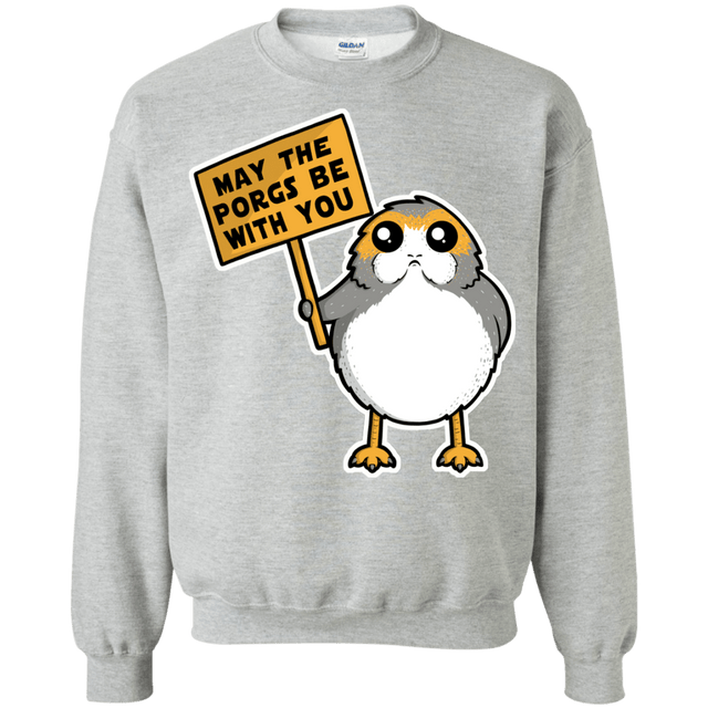Sweatshirts Sport Grey / Small May The Porgs Be With You Crewneck Sweatshirt