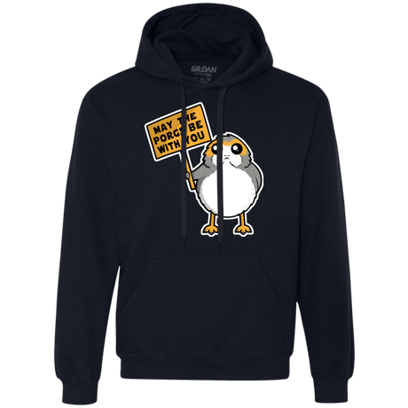Sweatshirts Navy / Small May The Porgs Be With You Premium Fleece Hoodie