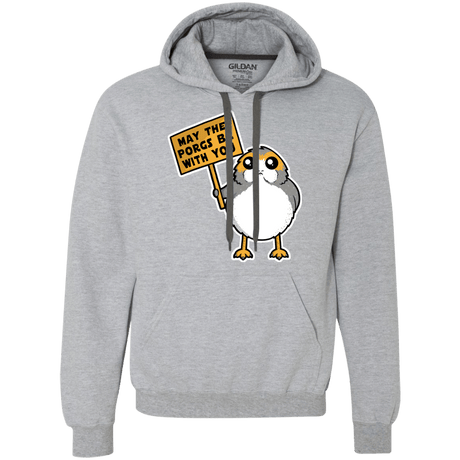 Sweatshirts Sport Grey / Small May The Porgs Be With You Premium Fleece Hoodie