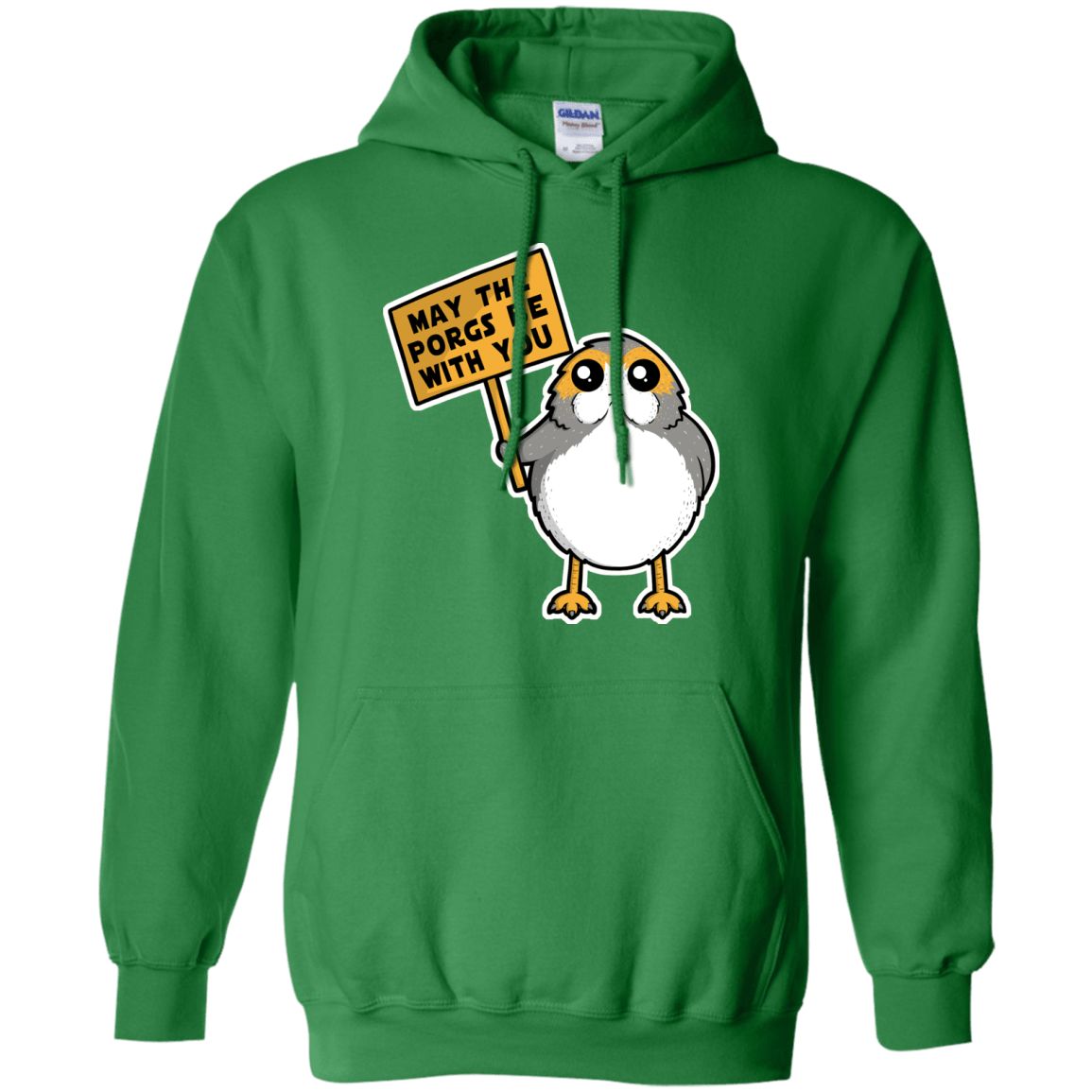 Sweatshirts Irish Green / Small May The Porgs Be With You Pullover Hoodie