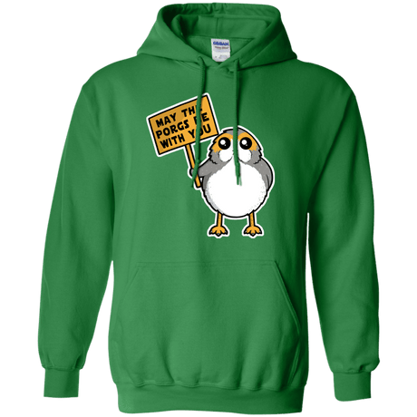 Sweatshirts Irish Green / Small May The Porgs Be With You Pullover Hoodie