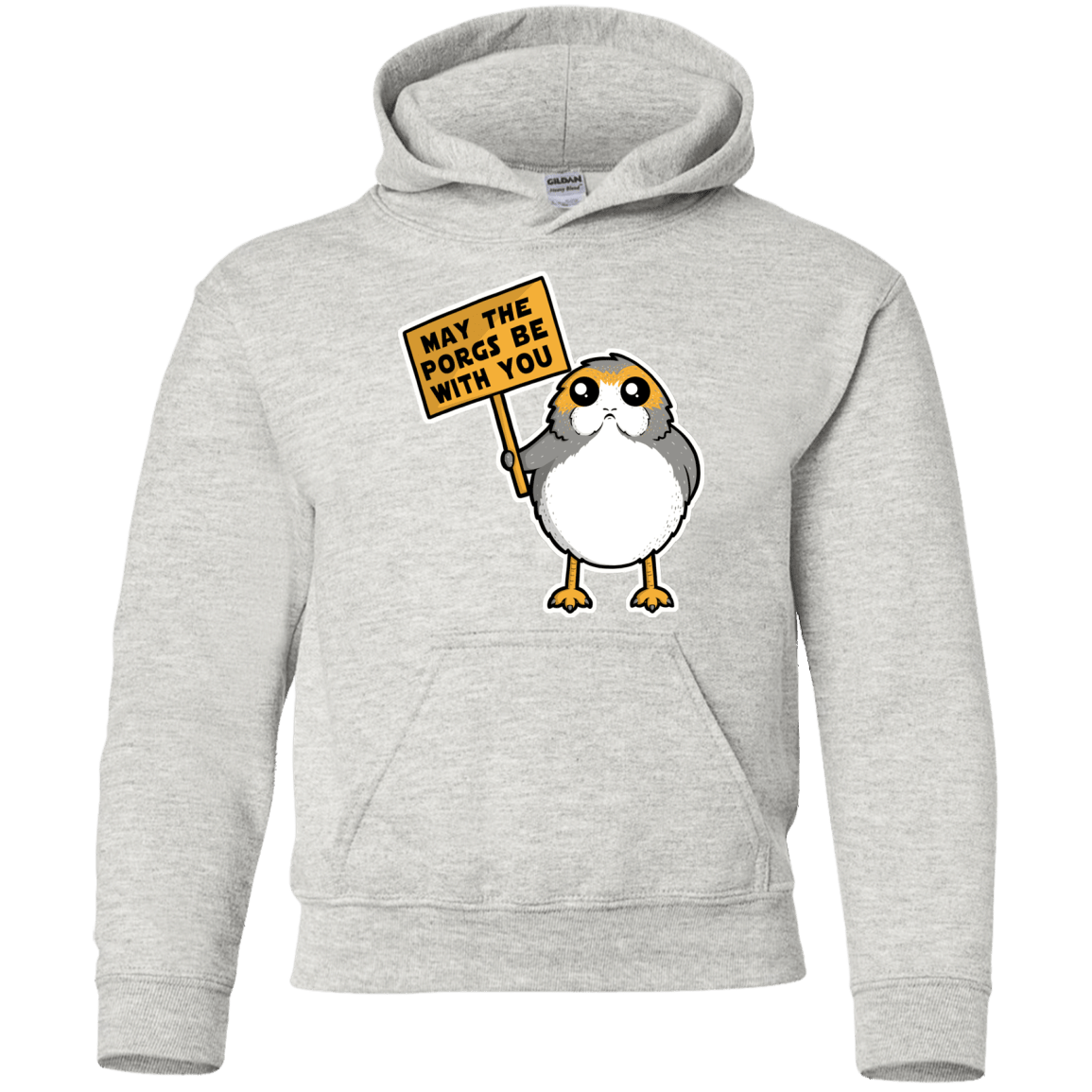 Sweatshirts Ash / YS May The Porgs Be With You Youth Hoodie
