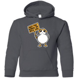Sweatshirts Charcoal / YS May The Porgs Be With You Youth Hoodie