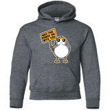 Sweatshirts Dark Heather / YS May The Porgs Be With You Youth Hoodie