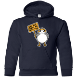 Sweatshirts Navy / YS May The Porgs Be With You Youth Hoodie