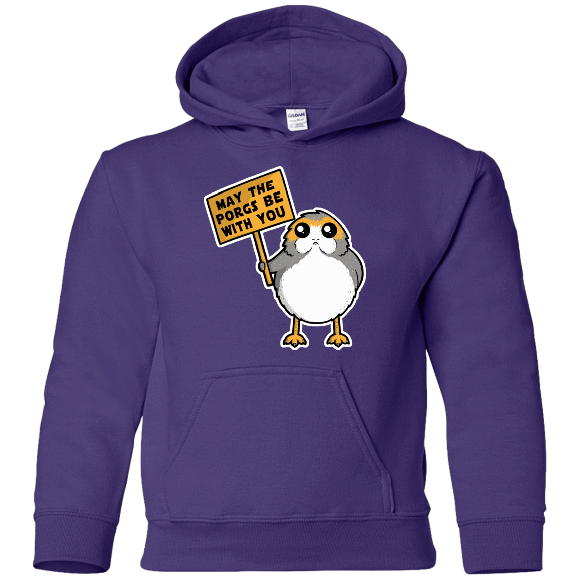 Sweatshirts Purple / YS May The Porgs Be With You Youth Hoodie