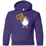 Sweatshirts Purple / YS May The Porgs Be With You Youth Hoodie