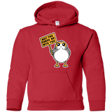 Sweatshirts Red / YS May The Porgs Be With You Youth Hoodie