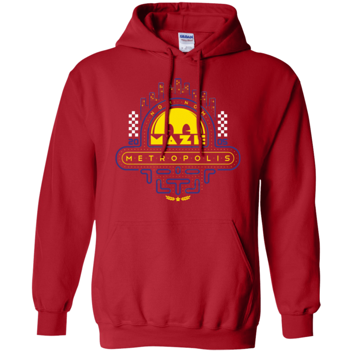 Sweatshirts Red / Small Maze Metropolis Pullover Hoodie