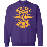 Sweatshirts Purple / Small McCloud Mechanic Shop Crewneck Sweatshirt