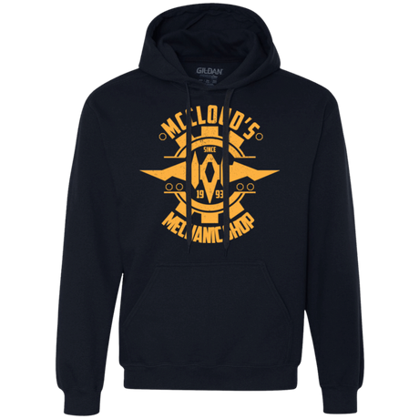 Sweatshirts Navy / Small McCloud Mechanic Shop Premium Fleece Hoodie