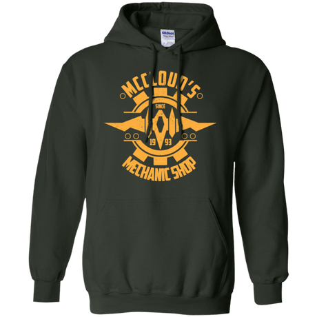 Sweatshirts Forest Green / Small McCloud Mechanic Shop Pullover Hoodie