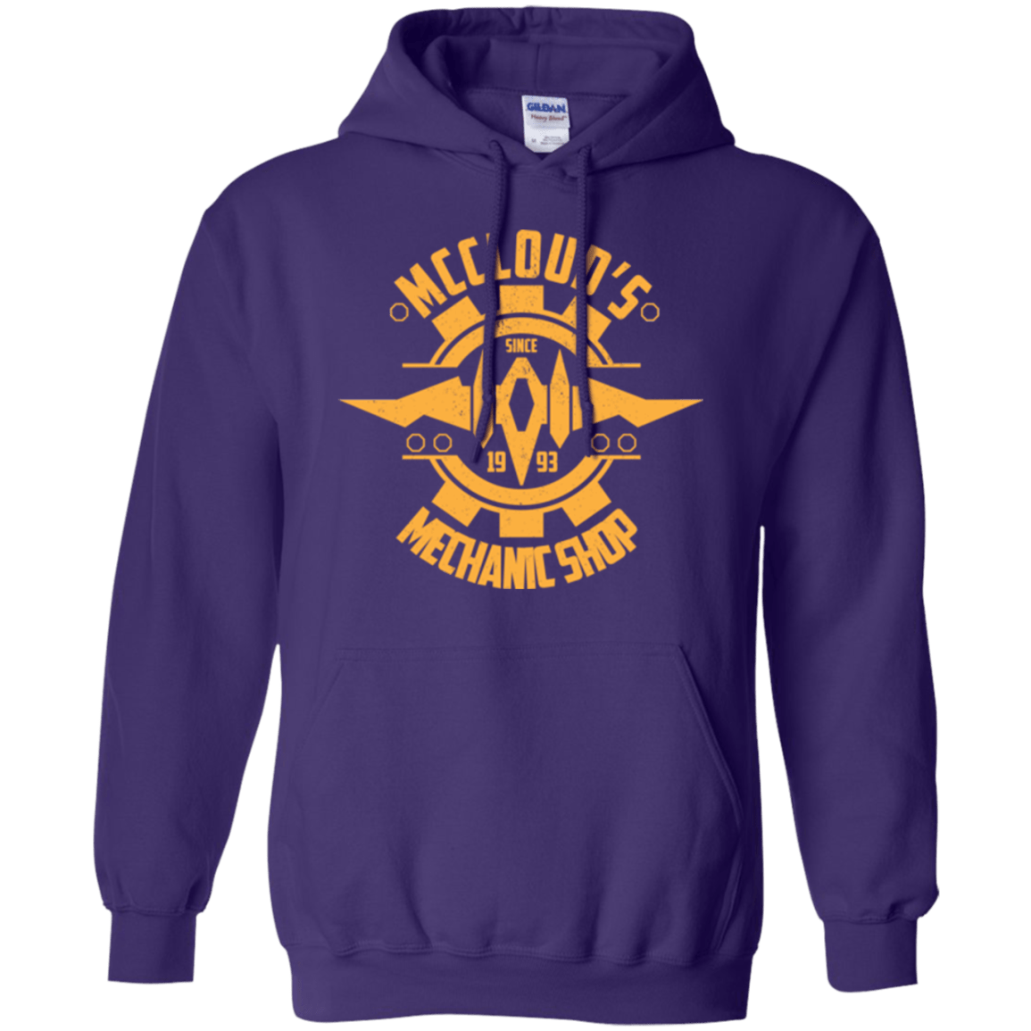 Sweatshirts Purple / Small McCloud Mechanic Shop Pullover Hoodie