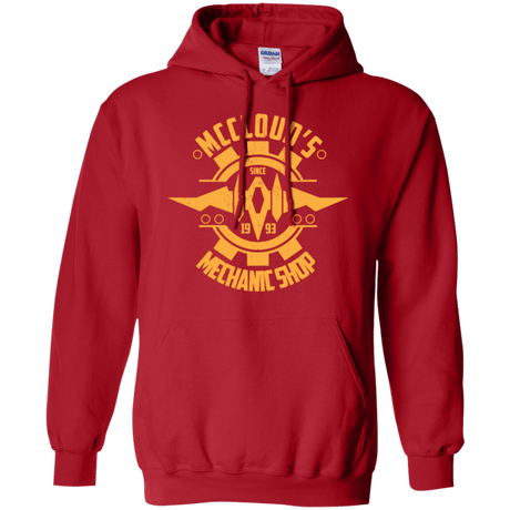 Sweatshirts Red / Small McCloud Mechanic Shop Pullover Hoodie